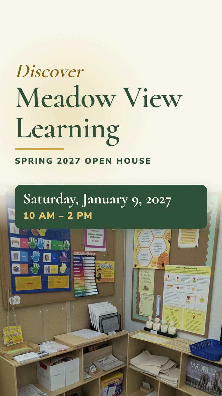 The Spring 2027 Open House, in twenty seconds